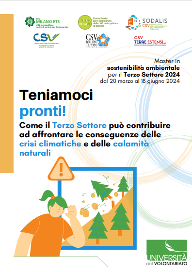 Brochure master in sostenibilità ambientale per il terzo settore 2024